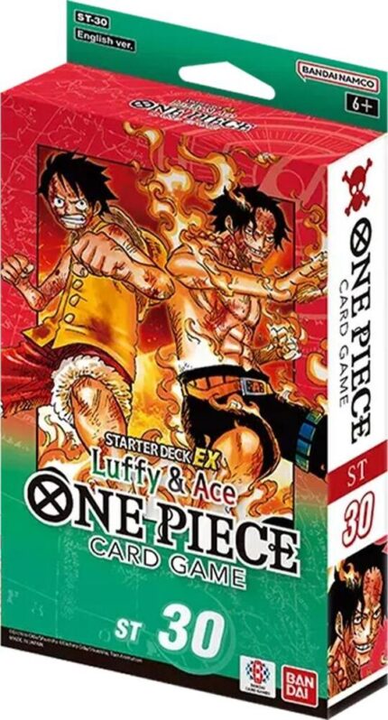 Luffy Ace Starter Deck ST-30 Japanese One Piece Card Game Factory Sealed