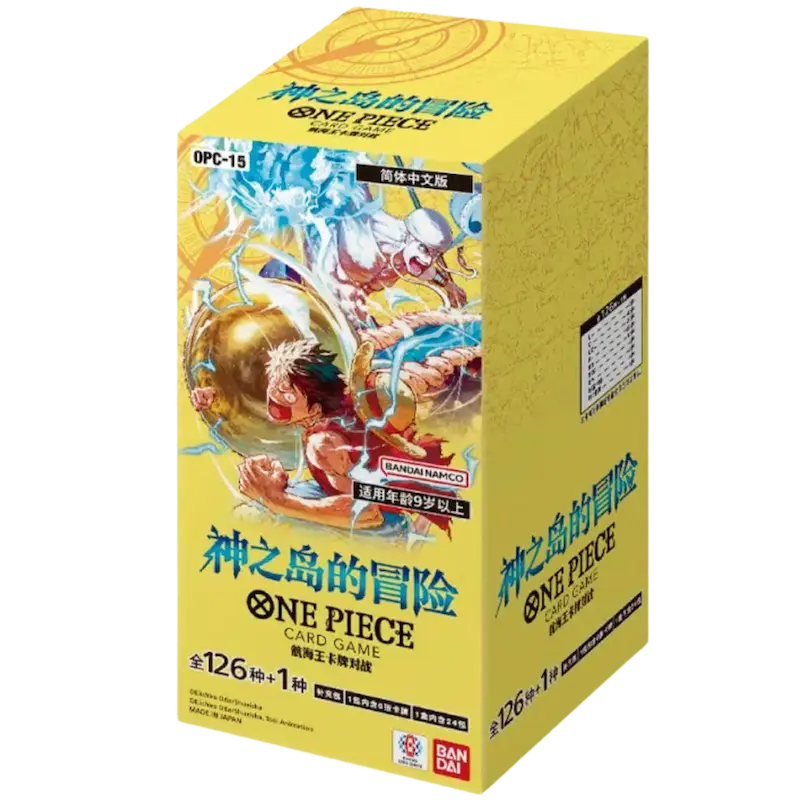 OP-15 KAMI Island Booster Box Japanese One Piece Card Game Factory Sealed