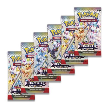 Prismatic Evolutions Booster Bundle 6 Packs Pokémon TCG Factory Sealed