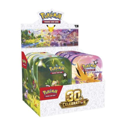 30th Celebration Mini Tins 10-Pack Pokémon TCG Factory Sealed