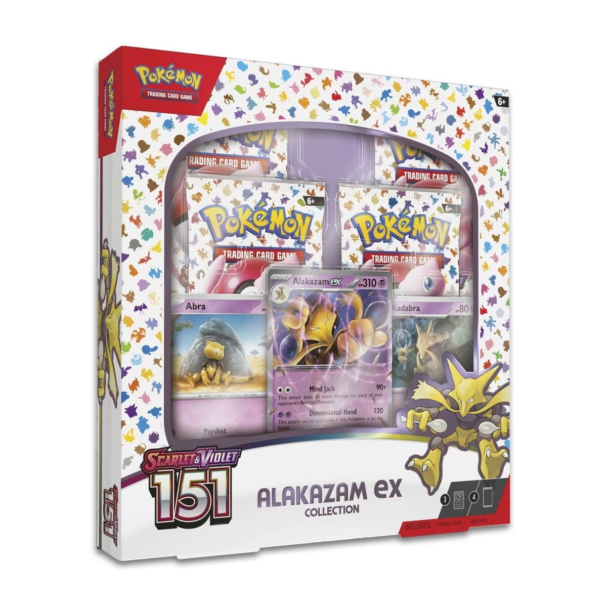 Alakazam ex Collection Pokémon TCG Scarlet & Violet 151 Factory Sealed