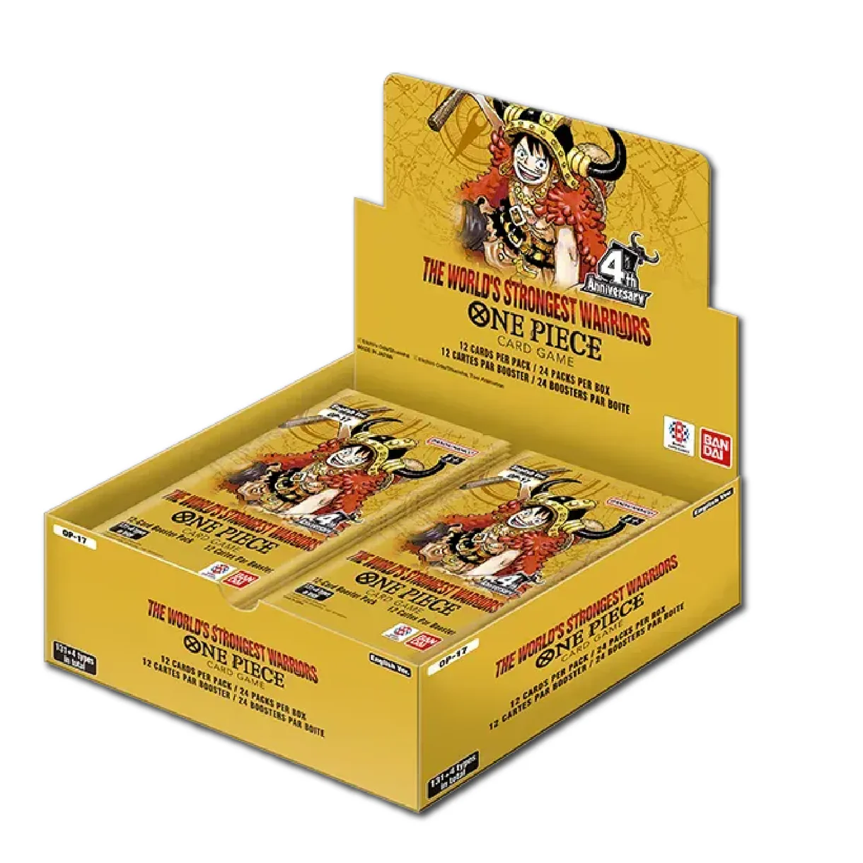OP-17 Booster Box The World's Strongest Warriors Japanese Factory Sealed